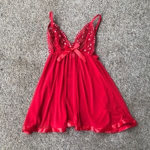 Beautiful red lingerie